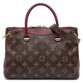 Louis Vuitton Bolsa Pallas BB Monograma Marrom Marrom