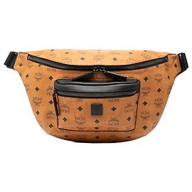 MCM Braune Große Visetos Beschichtete Canvas Fursten Gürteltasche Braun Andere