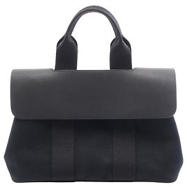 Hermès Valparaiso PM in Toile e Swift Nero Nero
