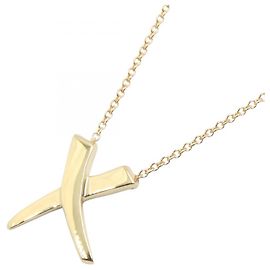 Collier Kiss Tiffany & Co. en or jaune 18K Doré