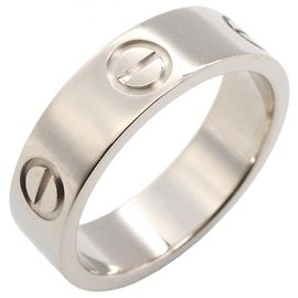 Cartier Love Ring aus 18K Weißgold Silber
