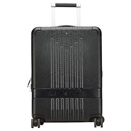 Montblanc MY4810 Leather Polycarbonate Cabin Trolley Black