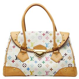 Louis Vuitton Monogram Multicolore Beverly GM Tote Bag Weiß
