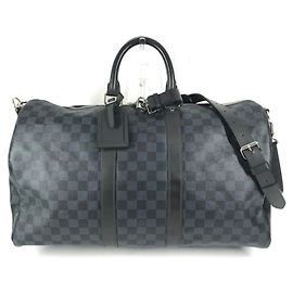 Louis Vuitton Keepall Bandoulière 45 Damier Cobalt Outro Azul marinho