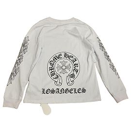 Camiseta blanca Chrome Hearts con estampado de Los Ángeles Blanco