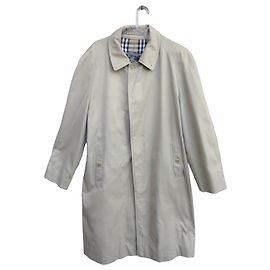 Impermeable Burberry de algodón beige Beige