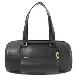 Borsa Louis Vuitton Epi Soufflot M52222 Nero