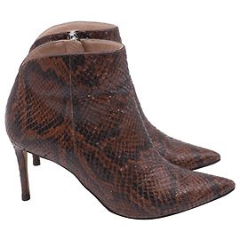 Bottines en cuir brun Giuseppe Zanotti Maskenada en peau de serpent brun
 Marron