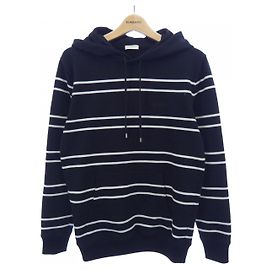 Yves Saint Laurent Saint Laurent Hoodie Schwarz Weiß