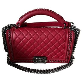 Chanel boy médium édition limitée Rouge