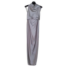 Vestido de seda Roberto Cavalli Beige