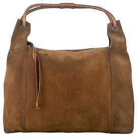 Gucci by Tom Ford 2000s Suede Hobo Shoulder Bag Brown