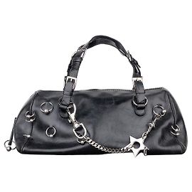 Dior by Galliano SS04 ‘Hardcore Piercing’ Bowling Handbag Black