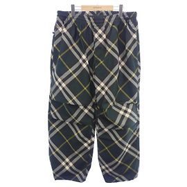 Burberry Karohose Schwarz Grün