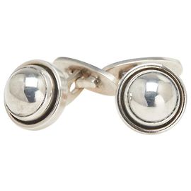 Autre Marque Abotoaduras de prata Georg Jensen Prata