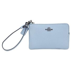 Pochette en cuir COACH Bleu