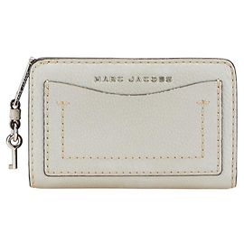 Marc Jacobs Leder Geldbörse Grau