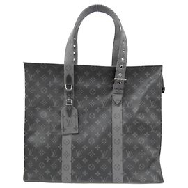 Louis Vuitton Monogram Eclipse Reverse Cabas Zip GM Handtasche Schwarz