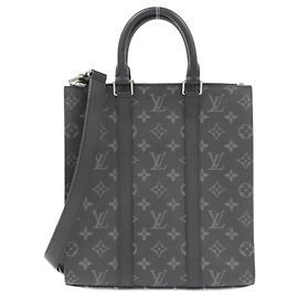Sac Plat Croisé Monogram Eclipse Louis Vuitton Noir Monogramme