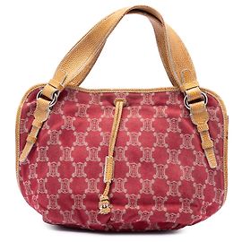 Céline Hobo Bittersweet en Denim Macadam Rouge de Celine Rouge