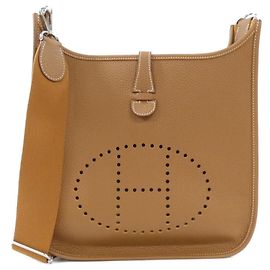 Sac à épaule Hermès Evelyn 3 PM Doré
