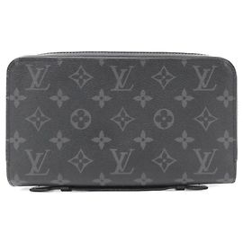 Cartera Zippy XL Monogram Eclipse Louis Vuitton M61698 Negro