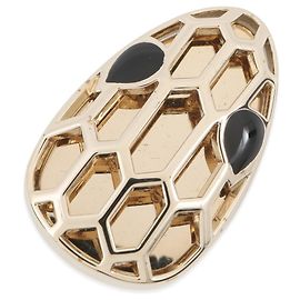 Bulgari Schalring Serpenti Bvlgari Schwarz Golden