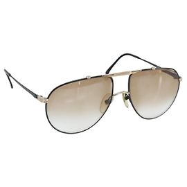 Sonnenbrille aus Metall Christian Dior Braun