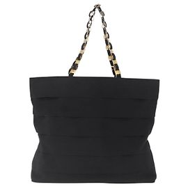 Salvatore Ferragamo Vala tote Canvas Black