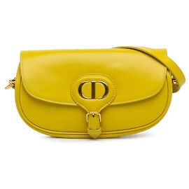Bolsa transversal Bobby East West em couro de bezerro Dior Amarelo