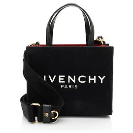 Givenchy Canvas Mini G Shopper Tote Black
