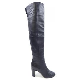 Chanel Long Boots Black