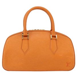 Bolsa Jasmin Louis Vuitton em couro Epi Laranja
