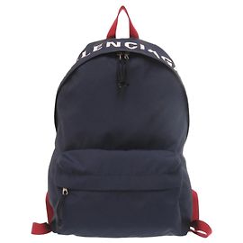 Balenciaga Wheel 525162 Navy Nylon Backpack Navy blue