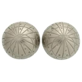 Hermès Zodiac Horoscope Silver Earrings Silvery