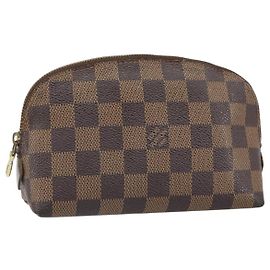 LOUIS VUITTON Kosmetiktäschchen PM Damier Ebene N47516 Auth LV ka1935 Damier ebene