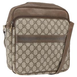 Gucci Borsa a Spalla GG Supreme PVC Beige Oro 49 003 5101 Auth BA9680 Beige D'oro