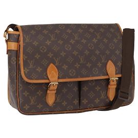 LOUIS VUITTON Bolsa de Ombro Monogram Gibeciere GM M42246 LV Auth 164624 Monograma