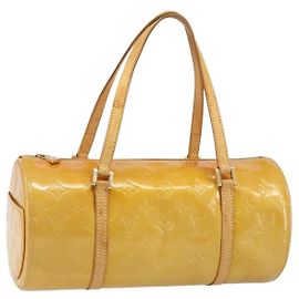 LOUIS VUITTON Sac à main Monogram Vernis Bedford Beige M91006 LV Auth 169225 Beige