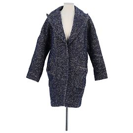 Zadig & Voltaire Blue wool coat Blue