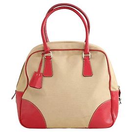 Prada Borsa a tracolla beige Beige