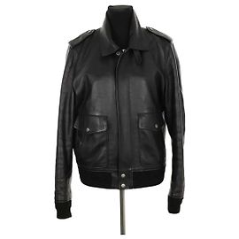 Saint Laurent Schwarze Jacke Schwarz