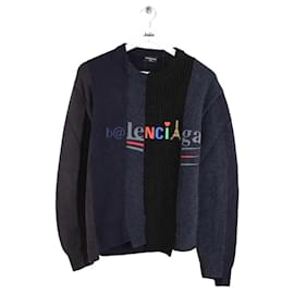 Balenciaga Blauer Pullover Blau