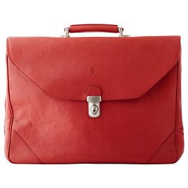 Autre Marque Ferrari Schedoni rote Ledertasche Rot
