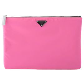 Clutch Tessuto Prada Rosa Rosa