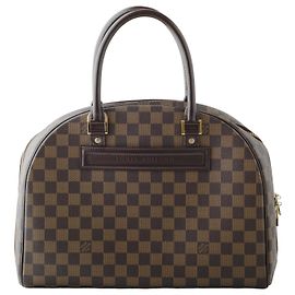 Borsa Nolita Damier Ebene Louis Vuitton Marrone