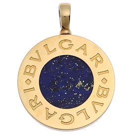 Bulgari Pingente de Lápis-Lazúli e Ônix Bvlgari Preto Azul Amarelo