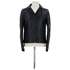 Gerard Darel Jaqueta de couro preta Preto
