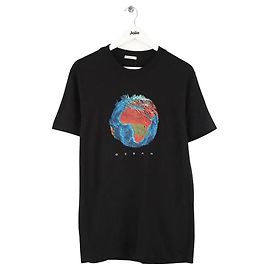 Camiseta Moncler de algodão preta Masculina L Preto