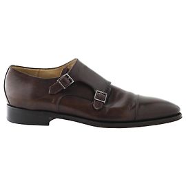 Autre Marque Mocassins de couro Giovanni Aiello Marrom